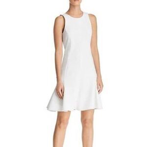 Pre-Loved Elizabeth and James Women White Cocktail Sleeveless Dress US 8